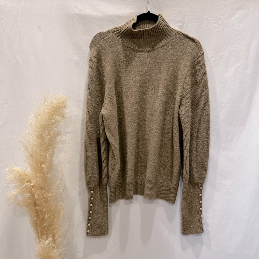 SCOOP XL Pearl button sweater